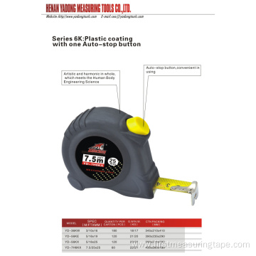 Custom 6k AUTO-STOP measuring tape